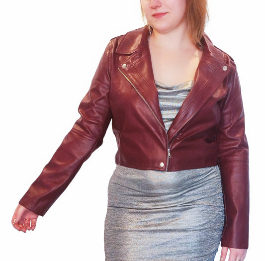 Wine Leather Jacket