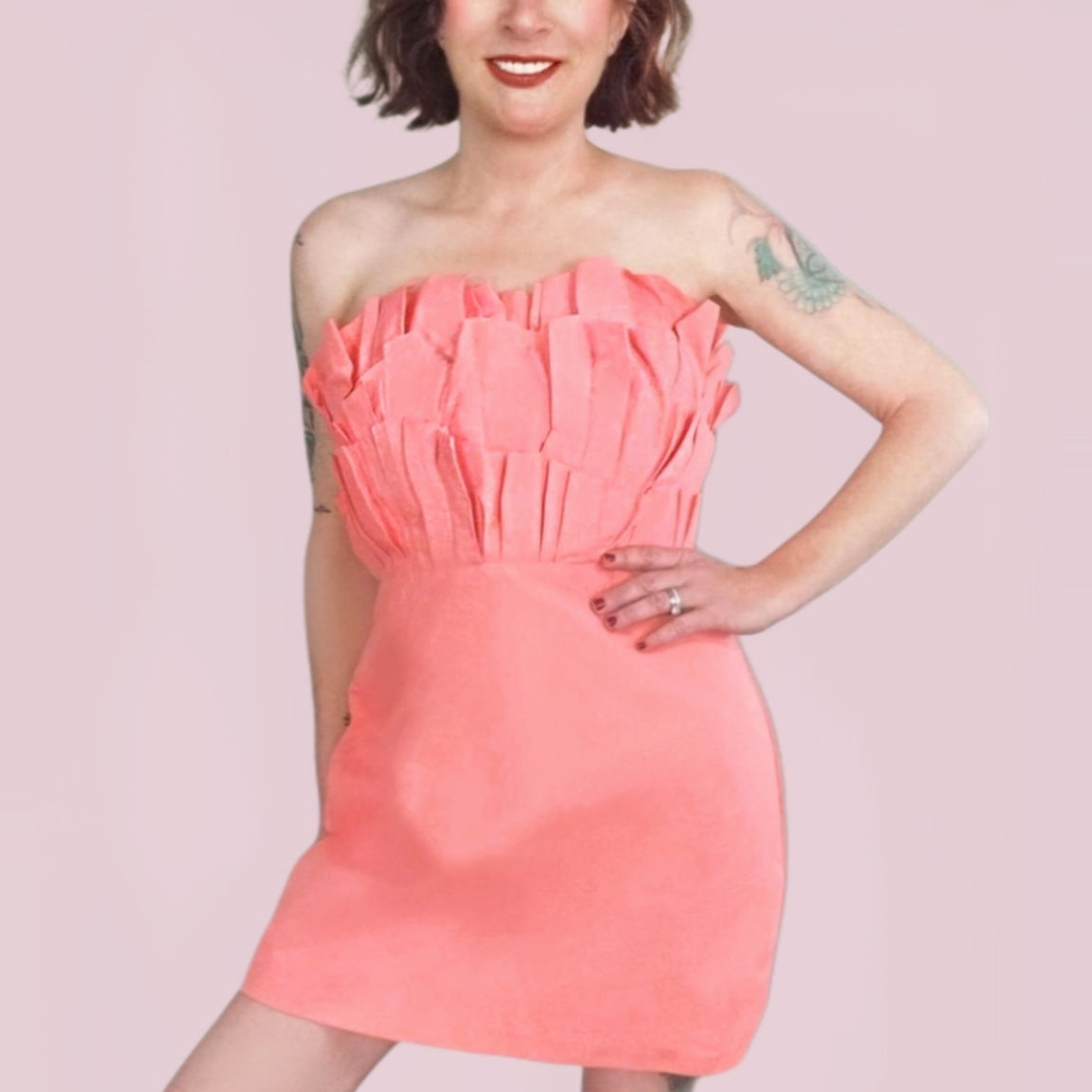Ruffled Up Mini Dress